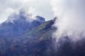 Mountain Landscape of the Masca Gorge. Beautiful views of the coast with small villages in Tenerife, Canary Islands