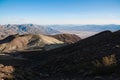 Mountain Landscape and Mojave Desert Royalty Free Stock Photo