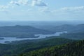 Mountain landscape in Mont Tremblant, Quebec, Canada Royalty Free Stock Photo