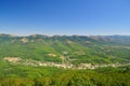 Mountain landscape. Panarama Royalty Free Stock Photo