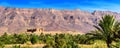 Mountain landscape, Oasis of the Draa Valley, Morocco Royalty Free Stock Photo