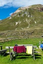 Mountain landscape, Piani Eterni, Dolomiti Bellunesi National Park, Italy Royalty Free Stock Photo