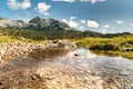 Mountain landscape, Piani Eterni, Dolomiti Bellunesi National Park, Italy Royalty Free Stock Photo