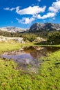 Mountain landscape, Piani Eterni, Dolomiti Bellunesi National Park, Italy Royalty Free Stock Photo