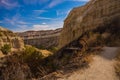 Mountain landscape in Pigeon valley in Cappadocia, Turkey