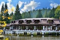 Mountain landscape in Poiana Brasov , Romania Royalty Free Stock Photo