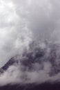 rain clouds over the mountain. Mountain landscape. Turkey Royalty Free Stock Photo