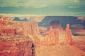 Mountain landscape with red canyon, Utah, USA Royalty Free Stock Photo