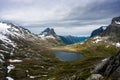 Mountain landscape in Reinheimen National Park Royalty Free Stock Photo