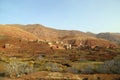 landscape on the road from Marrakesh to Ouarzazate