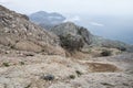 Mountain landscape. Rocky peak