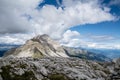 Mountain landscape in summer taken at high quote