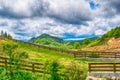 Mountain landscape in the summer time - HDR image Royalty Free Stock Photo