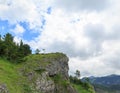 Mountain landscape in summer. View from hill Nosal in Tatra Mountains