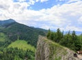 Mountain landscape in summer. View from hill Nosal in Tatra Mountains Royalty Free Stock Photo