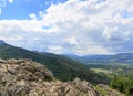 Mountain landscape in summer. View from hill Nosal in Tatra Mountains Royalty Free Stock Photo