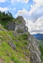 Mountain landscape in summer. View from hill Nosal in Tatra Mountains Royalty Free Stock Photo