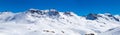 Mountain landscape in Tignes, France.