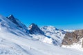 Mountain landscape in Tignes, France.