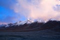 Mountain landscape at Tsomoriri lake in the Indian Himalaya Royalty Free Stock Photo