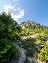 Mountain landscape in Valea Sambetei, Romania Royalty Free Stock Photo