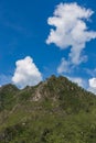 Mountain landscape in the valley of the confluence of the Katun and Maly Yaloman rivers, Altai, Russia