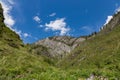 Mountain landscape in the valley of the confluence of the Katun and Maly Yaloman rivers, Altai, Russia