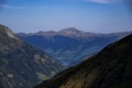 Mountain landscape with a view of the Mittersill valley Royalty Free Stock Photo