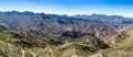 Mountain landscape view near Artenara village, Canary Islands, Spain