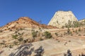 Mountain landscape in the zion national park, Utah, USA Royalty Free Stock Photo