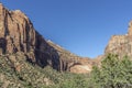 Mountain landscape in the zion national park, Utah, USA Royalty Free Stock Photo