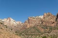 Mountain landscape in the zion national park, Utah, USA Royalty Free Stock Photo