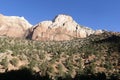 Mountain landscape in the zion national park, Utah, USA Royalty Free Stock Photo