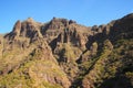 Mountain landscapes of gorges maska