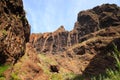 Mountain landscapes of gorges maska Royalty Free Stock Photo