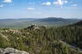 Mountain landscapes in national park Taganai