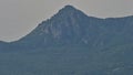 Mountain landscapes. Panoramic view from the observation platforms of Mount Mashuk to Mount Beshtau and the surrounding Pyatigorsk Royalty Free Stock Photo