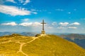 Caraiman Cross in Bucegi mountain