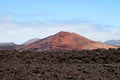 Mountain on Lanzarote, Canarian island Spain