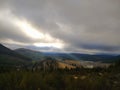 Mountain, Light, Idilic Place, Trees