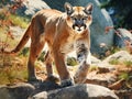 Mountain Lion Royalty Free Stock Photo