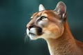 Mountain Lion (Puma concolor), also known as the cougar