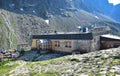 The mountain lodge ZbojnickaChata at the high end of the canyon Velka Studena Dolina in the High Tatra mountains. Slovakia