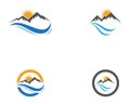 Mountain logo BusinessTemplate icon