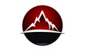Mountain Logo Design Template Royalty Free Stock Photo