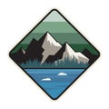 Mountain logo, icon or symbol