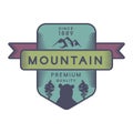 Mountain logo template