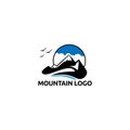 Mountain logo vector concept, icon element, and template for business Royalty Free Stock Photo
