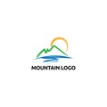 Mountain logo vector concept, icon element, and template for business Royalty Free Stock Photo