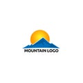 Mountain logo vector concept, icon element, and template for business Royalty Free Stock Photo